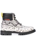 Heron Preston Lace-up Ankle Boots - Grey