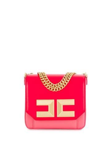 Elisabetta Franchi Colourblock Crossbody - Pink