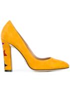 Paula Cademartori Cinderella Pumps - Yellow & Orange