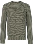 Tod's Long Sleeved Knit Jumper - Grey