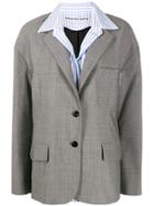 Alexander Wang Oversize Drop Blazer - Grey