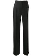 Loulou Side Cut-out Tailored Trousers - Black