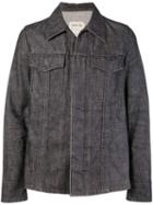 Helmut Lang Pre-owned Raw Denim Slim Jacket - Grey