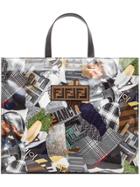 Fendi Collage Logo Tote - Multicolour