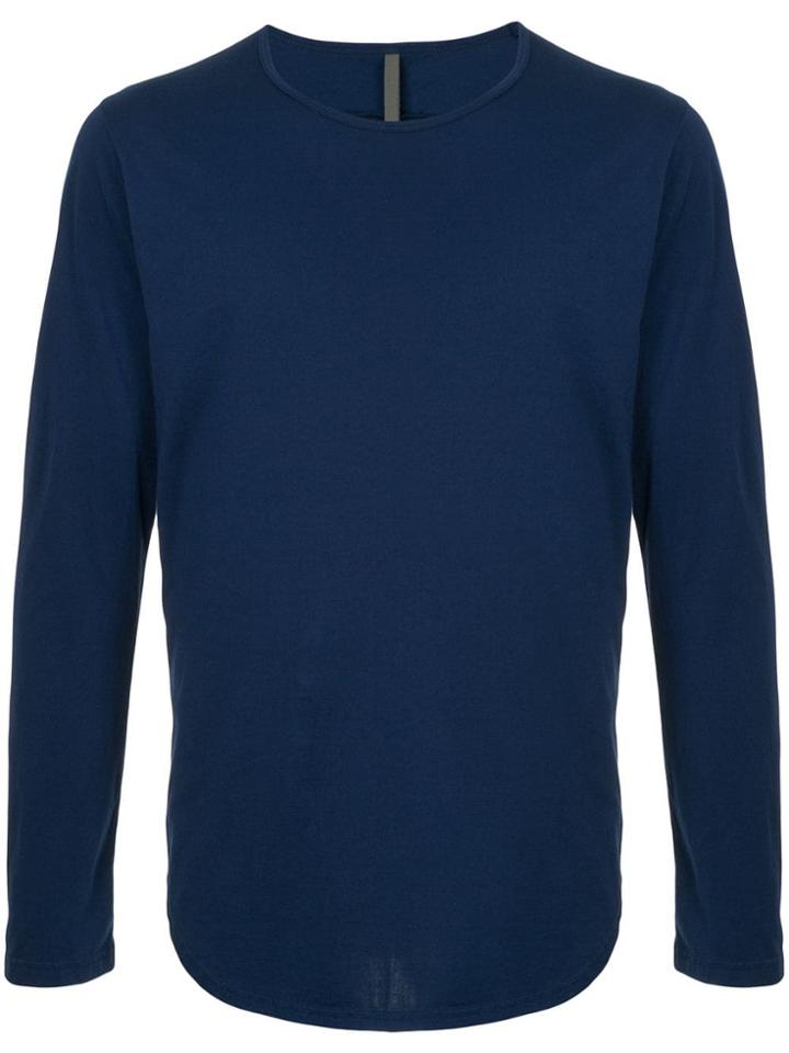 Kazuyuki Kumagai Round Hem Longsleeved T-shirt - Blue