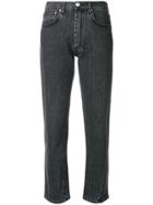 Toteme Slim-fit Cropped Jeans - Grey