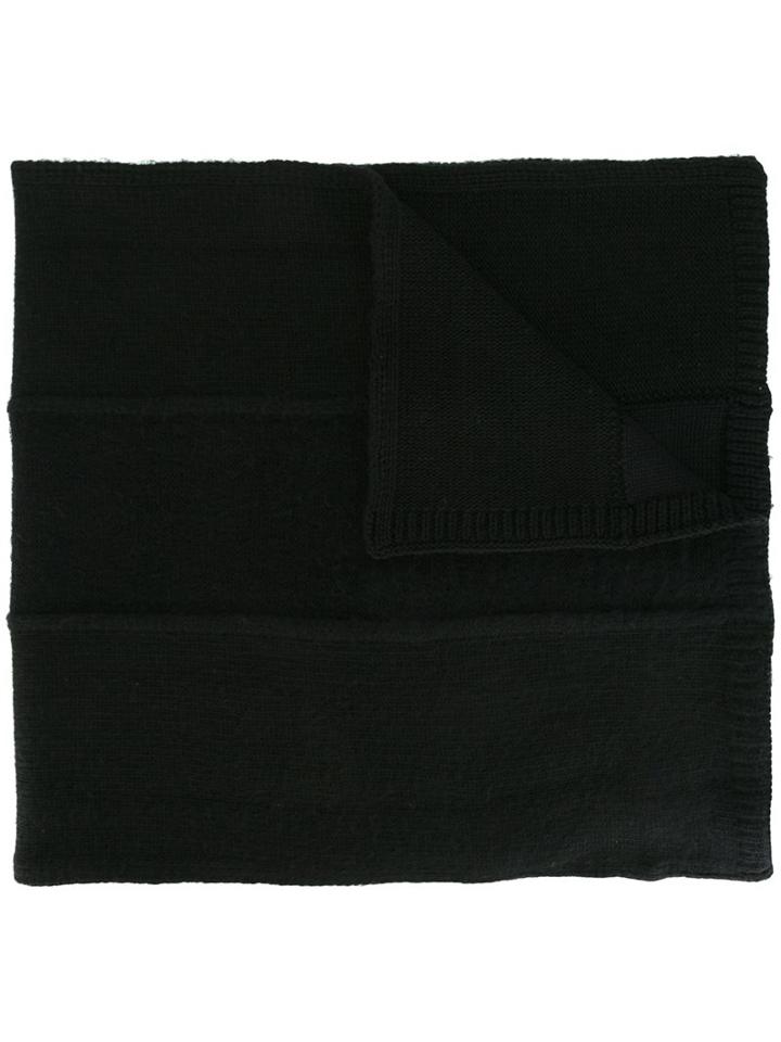 Stone Island Knitted Scarf, Men's, Black, Polyamide/viscose/cashmere/wool