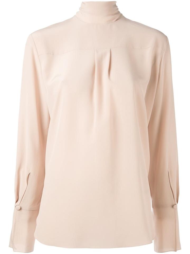 Chloé Neck Tie Blouse, Women's, Size: 38, Pink/purple, Silk