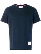 Thom Browne Side Slit Relaxed Short-sleeve Tee - Blue