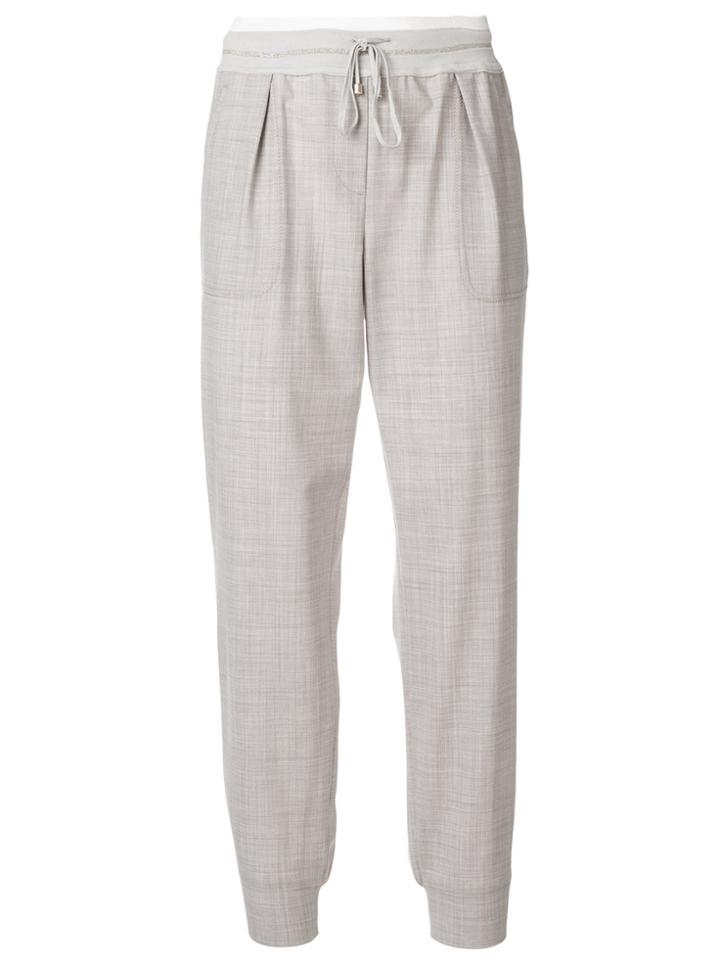 Lorena Antoniazzi Tapered Jogging Trousers - Nude & Neutrals