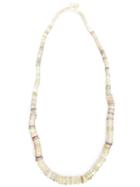 Dosa Moon Glow Bead Necklace, Women's, Nude/neutrals, Resin/cotton