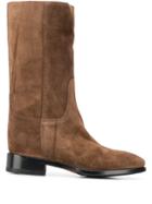 Santoni Knee Length Boots - Brown