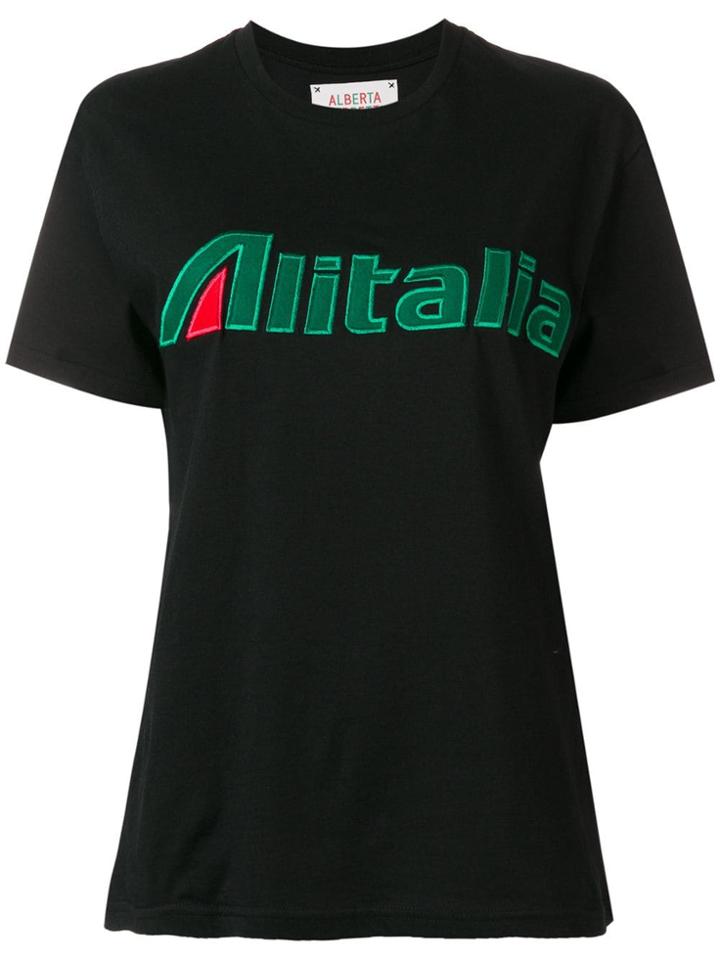 Alberta Ferretti Embroidered T-shirt - Black
