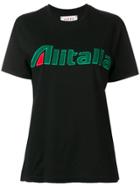 Alberta Ferretti Embroidered T-shirt - Black