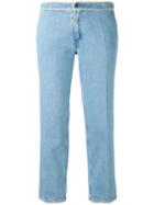 Jour/né - Cropped Jeans - Women - Cotton - 40, Blue, Cotton