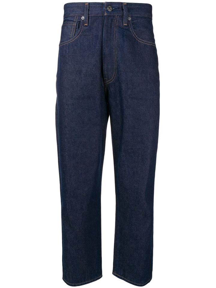 Levi's: Made & Crafted Greaser Straight Leg Jeans - Blue