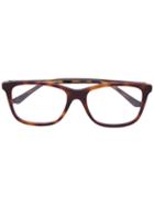Gucci Eyewear - Tortoiseshell Glasses - Unisex - Acetate - 54, Nude/neutrals, Acetate