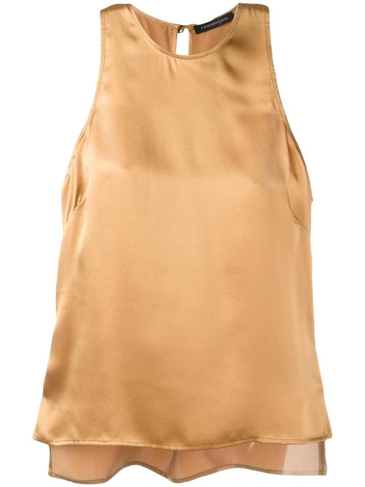 Catherine Quin 'soriano' Tank Top, Women's, Size: 6, Nude/neutrals, Silk
