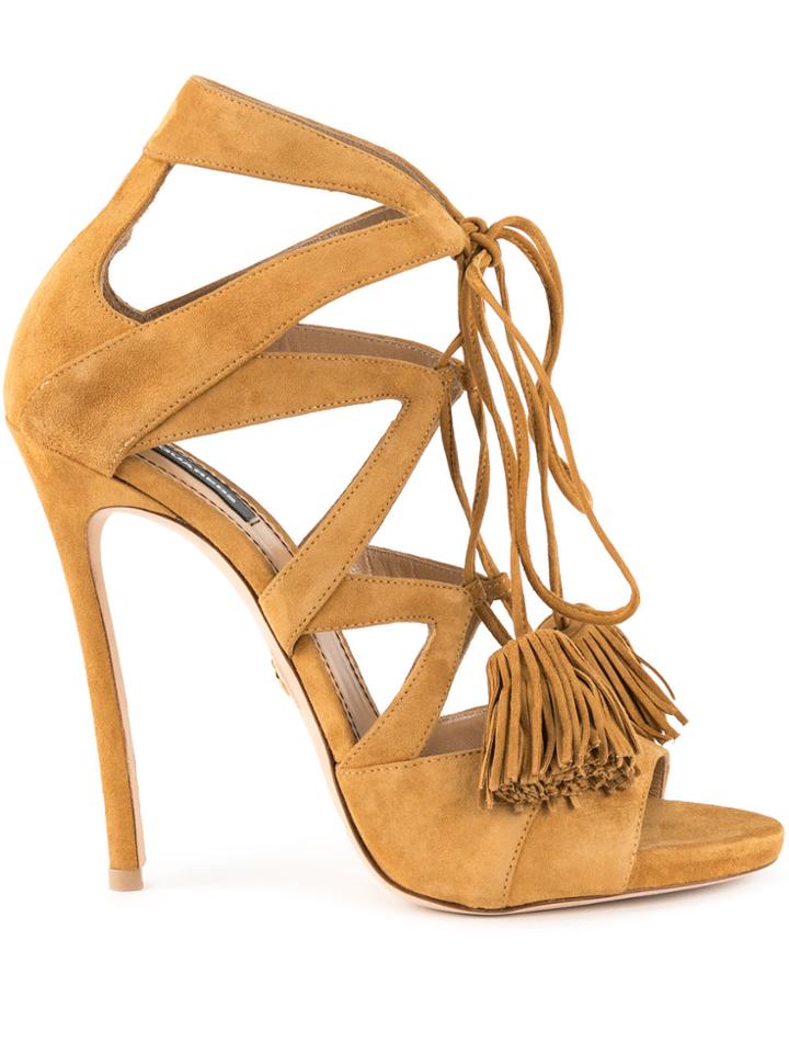 Dsquared2 Tassel Tie Sandals - Brown