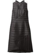 J Js Lee Stripe Godet Back Dress