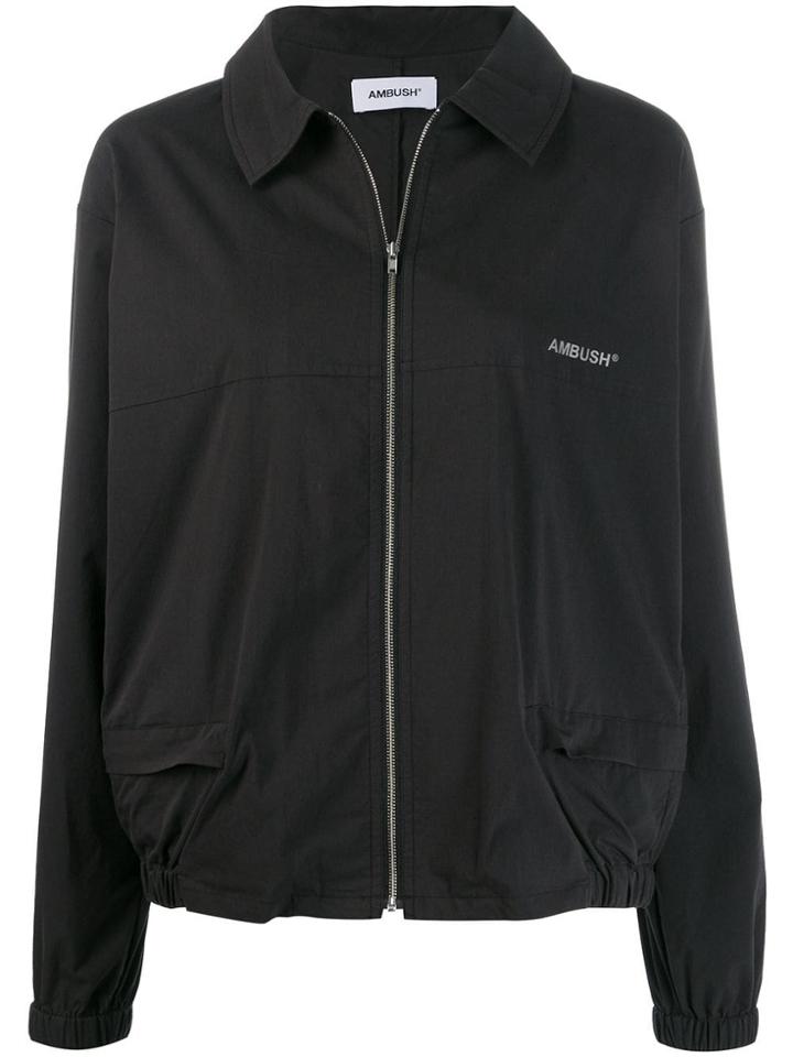 Ambush Zip-up Logo Jacket - Black