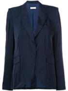 Wunderkind - Silky Lightweight Blazer - Women - Polyester - 36, Women's, Blue, Polyester