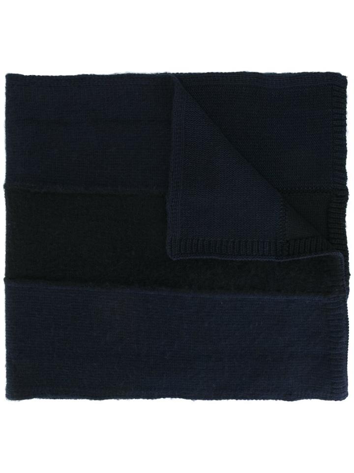 Stone Island Knitted Scarf, Men's, Blue, Polyamide/viscose/cashmere/wool