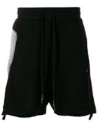 11 By Boris Bidjan Saberi Graphic Printed Shorts - Black