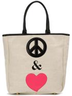 Moschino Cheap & Chic Peace & Love Tote Bag - Neutrals