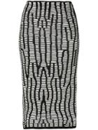 Proenza Schouler Optical Illusion Skirt - Black