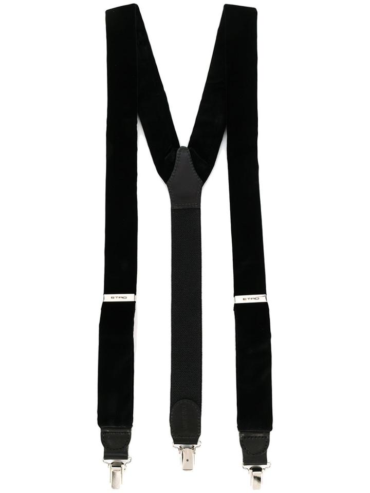 Etro Adjustable Braces - Black