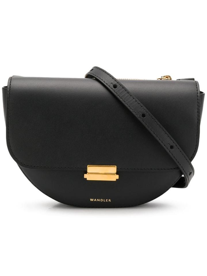 Wandler Wandler Annabuckle Black Leather/fur/exotic Skins->leather
