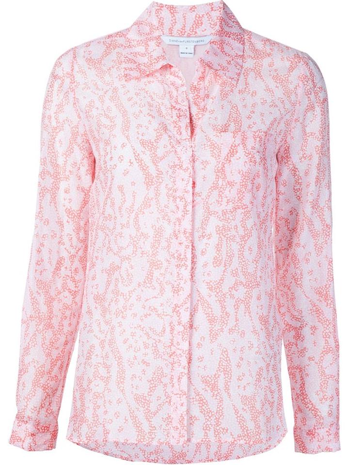 Diane Von Furstenberg Starfish Print Shirt