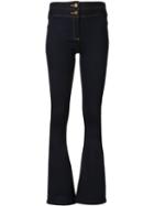 Veronica Beard Flared Jeans, Women's, Size: 6, Blue, Cotton/polyester/spandex/elastane/modal
