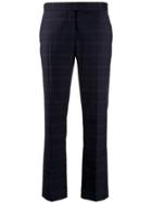 Ps Paul Smith Tailored Tartan Trousers - Blue