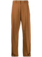 Sport Max Code High-waist Tailored Trousers - Brown