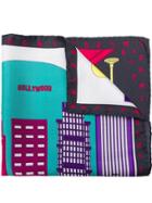 Cha Val Milano Hollywood Print Scarf - Red