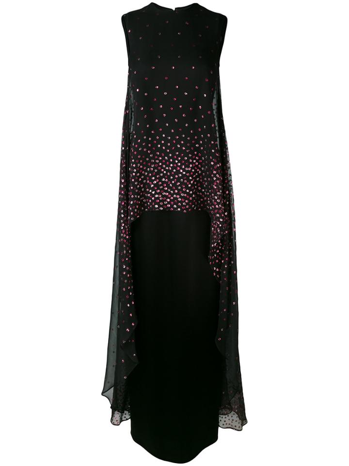 Talbot Runhof Embellished Maxi Dress - Black