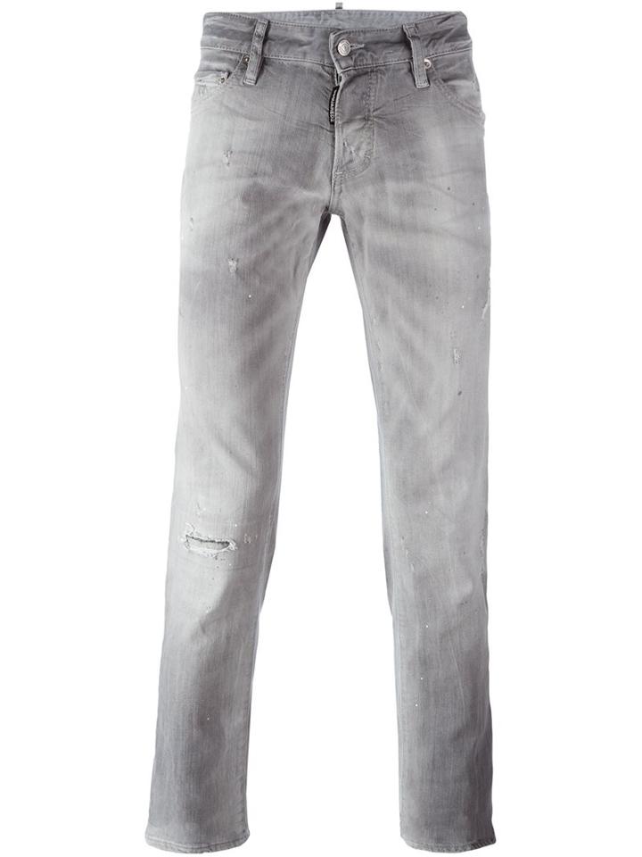 Dsquared2 'slim' Jeans, Men's, Size: 54, Grey, Cotton/spandex/elastane