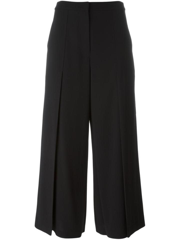T By Alexander Wang Pleated Cropped Trousers