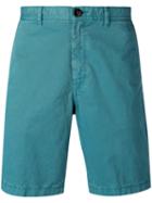 Michael Kors Chino Shorts, Men's, Size: 38, Blue, Cotton/spandex/elastane