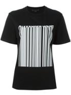 Alexander Wang Welded Barcode T-shirt, Women's, Size: Medium, Black, Cotton