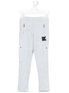 Karl Lagerfeld Kids - Marled Ribbed Leggings - Kids - Cotton/polyester/spandex/elastane - 8 Yrs, White