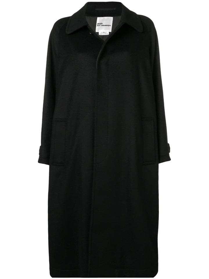 Comme Des Garçons Noir Kei Ninomiya Oversized Coat - Blue