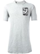 11 By Boris Bidjan Saberi Geometric Print T-shirt, Men's, Size: Xl, Grey, Cotton