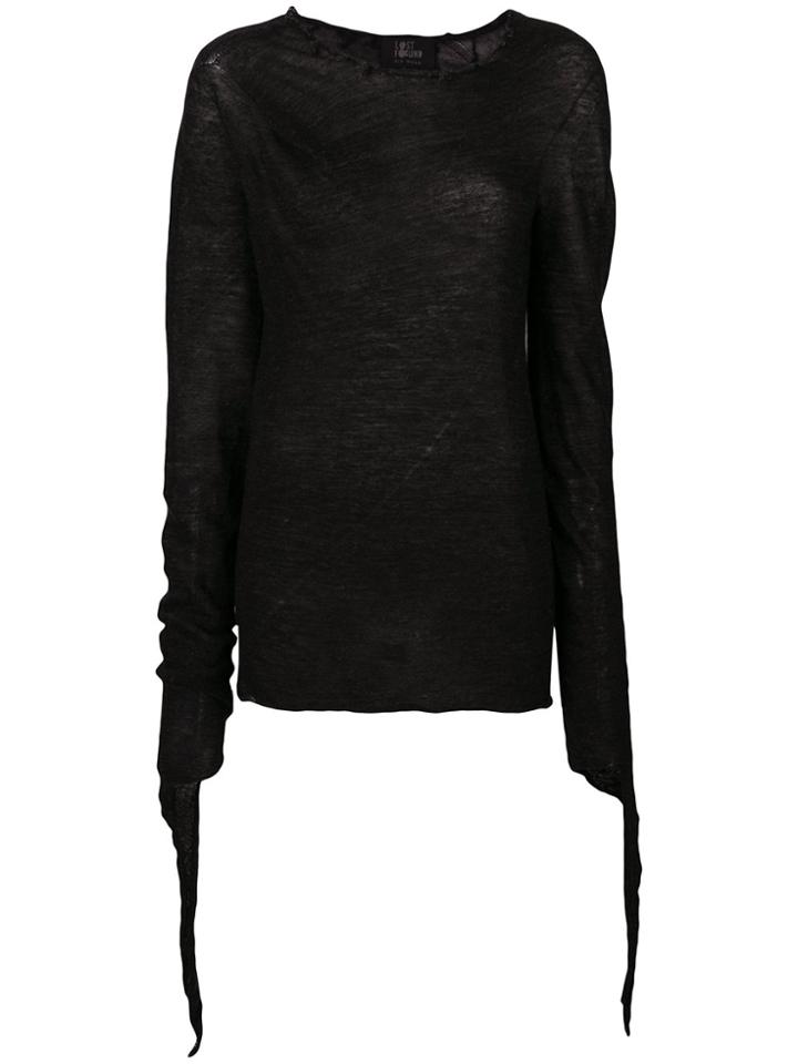Lost & Found Ria Dunn Knitted Top - Black