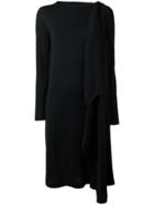 Maison Margiela Draped Detail Knit Dress - Black