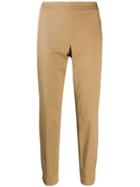 M Missoni Plain Slim-fit Trousers - Brown