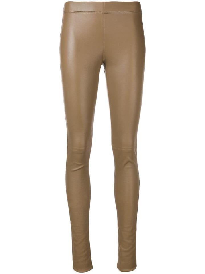 Joseph Stretch Leggings - Brown