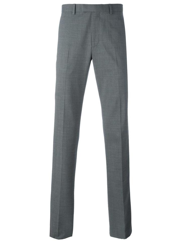 Theory Straight Leg Trousers - Grey
